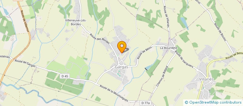 localisation de l'entreprise MONSIEUR THIERRY GAYRARD  GARGAS