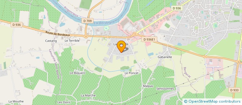 localisation de l'entreprise MONSIEUR THIERRY GAZZABIN  SAINT-LAURENT-DES-VIGNES