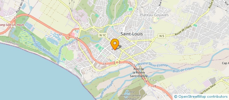 localisation de l'entreprise MONSIEUR THIERRY GEDEAS à SAINT-LOUIS
