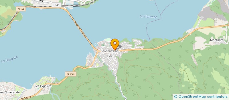 localisation de l'entreprise MONSIEUR THIERRY GEIN  SAVINES-LE-LAC