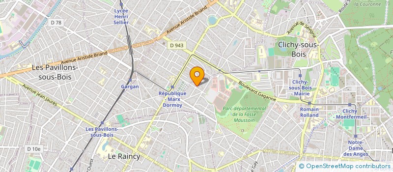 localisation de l'entreprise MONSIEUR THIERRY GELAS  CLICHY-SOUS-BOIS