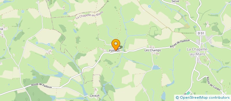 localisation de l'entreprise MONSIEUR THIERRY GENDRE  CHAPELLE-AU-MANS (LA)