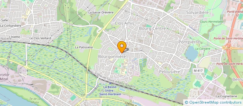 localisation de l'entreprise MONSIEUR THIERRY GENOIST  SAINT-HERBLAIN