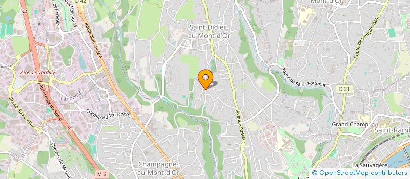 localisation de l'entreprise MONSIEUR THIERRY GENTILINI  SAINT-DIDIER-AU-MONT-D'OR