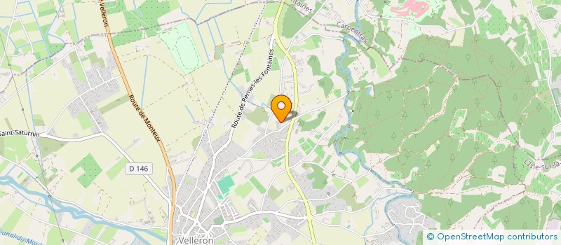 localisation de l'entreprise MONSIEUR THIERRY GEOFFROY  VELLERON