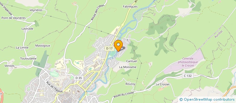 localisation de l'entreprise MONSIEUR THIERRY GEORGES à AURILLAC