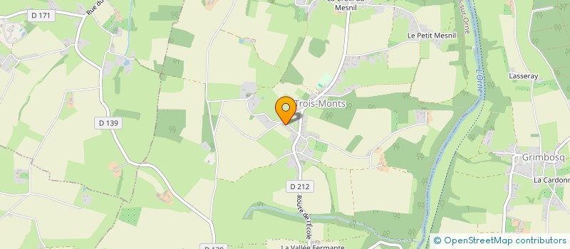 localisation de l'entreprise MONSIEUR THIERRY GEORGES  MONTILLIERES-SUR-ORNE