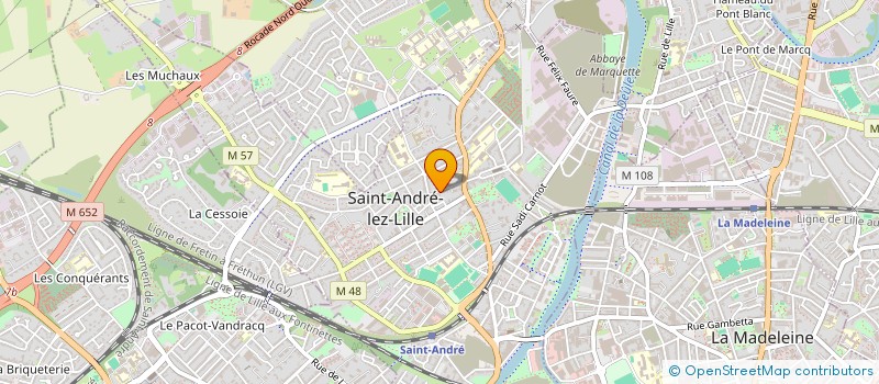 localisation de l'entreprise MONSIEUR THIERRY GERIN  SAINT-ANDRE-LEZ-LILLE