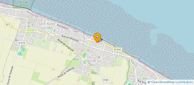 localisation de l'entreprise MONSIEUR THIERRY GERMAIN  LANGRUNE-SUR-MER