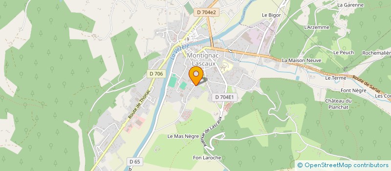 localisation de l'entreprise MONSIEUR THIERRY GERVAIS à MONTIGNAC-LASCAUX