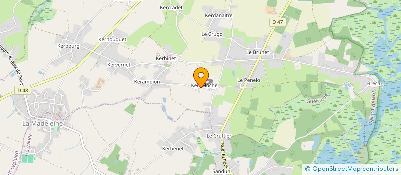 localisation de l'entreprise MONSIEUR THIERRY GERVOT  SAINT-LYPHARD