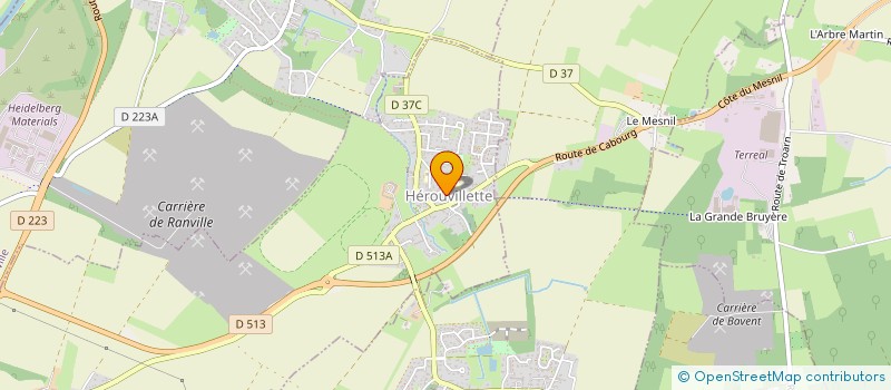 localisation de l'entreprise MONSIEUR THIERRY GESLIN  HEROUVILLETTE