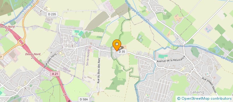 localisation de l'entreprise MONSIEUR THIERRY GEUNS  LALLAING