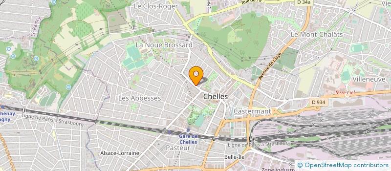 localisation de l'entreprise MONSIEUR THIERRY GHENASSIA  CHELLES