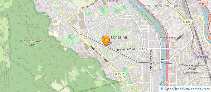 localisation de l'entreprise MONSIEUR THIERRY GIANESELLO à FONTAINE