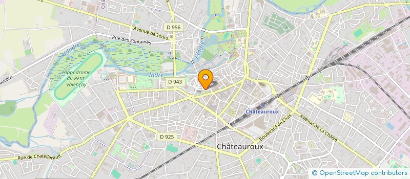 localisation de l'entreprise MONSIEUR THIERRY GIARD à CHATEAUROUX