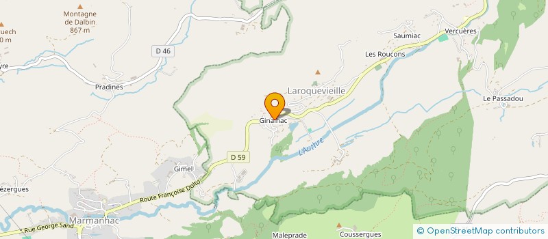 localisation de l'entreprise MONSIEUR THIERRY GIBERT à LAROQUEVIEILLE