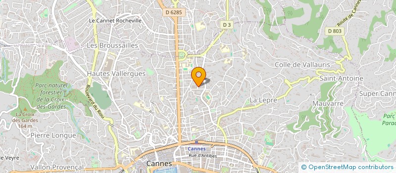 localisation de l'entreprise MONSIEUR THIERRY GILETTI  CANNES