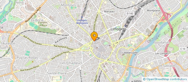 localisation de l'entreprise MONSIEUR THIERRY GILIBERT  LIMOGES