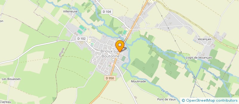 localisation de l'entreprise MONSIEUR THIERRY GILLES à BRIOUX-SUR-BOUTONNE