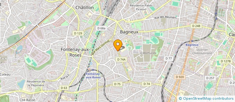 localisation de l'entreprise MONSIEUR THIERRY GILLES à FONTENAY-AUX-ROSES