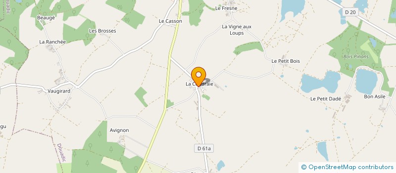 localisation de l'entreprise MONSIEUR THIERRY GILLET à DOUADIC