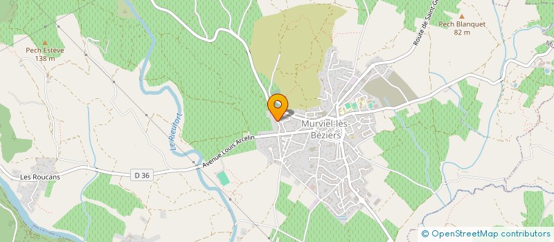 localisation de l'entreprise MONSIEUR THIERRY GIMENEZ  MURVIEL-LES-BEZIERS