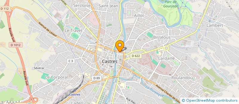 localisation de l'entreprise MONSIEUR THIERRY GINOLHAC à CASTRES