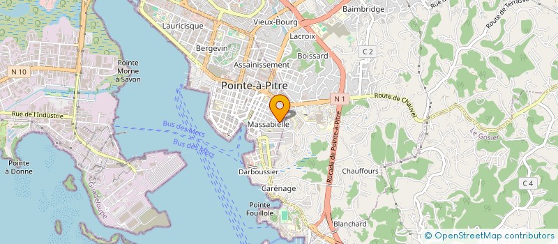 localisation de l'entreprise MONSIEUR THIERRY GIRARD à POINTE-A-PITRE