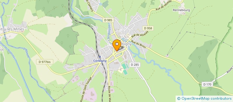 localisation de l'entreprise MONSIEUR THIERRY GIUDICI à CORBIGNY