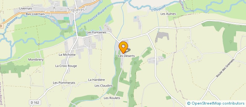 localisation de l'entreprise MONSIEUR THIERRY GLANDON à TRIGUERES
