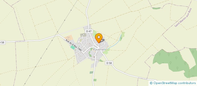 localisation de l'entreprise MONSIEUR THIERRY GODIER  RAVENEL