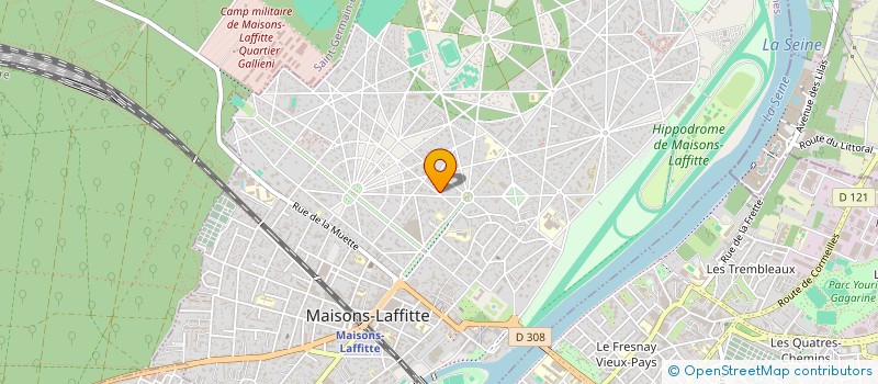 localisation de l'entreprise MONSIEUR THIERRY GOEMANS  MAISONS-LAFFITTE