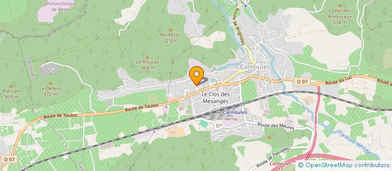 localisation de l'entreprise MONSIEUR THIERRY GOETTELMANN  LA VALETTE-DU-VAR