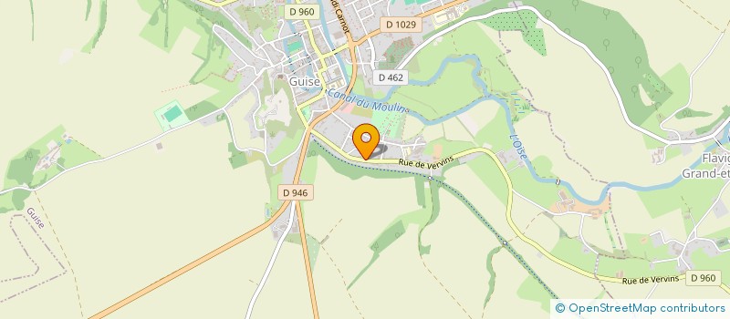 localisation de l'entreprise MONSIEUR THIERRY GOFFIN à GUISE