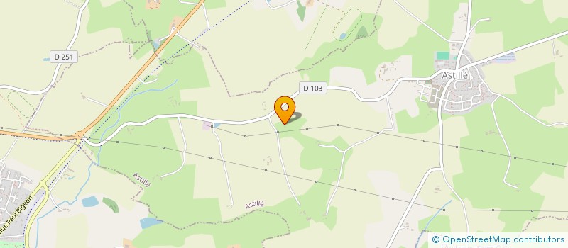 localisation de l'entreprise MONSIEUR THIERRY GOHIER  ASTILLE