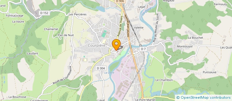 localisation de l'entreprise MONSIEUR THIERRY GOLFIER à COURPIERE