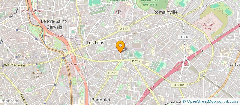 localisation de l'entreprise MONSIEUR THIERRY GOMBEAUD à BAGNOLET