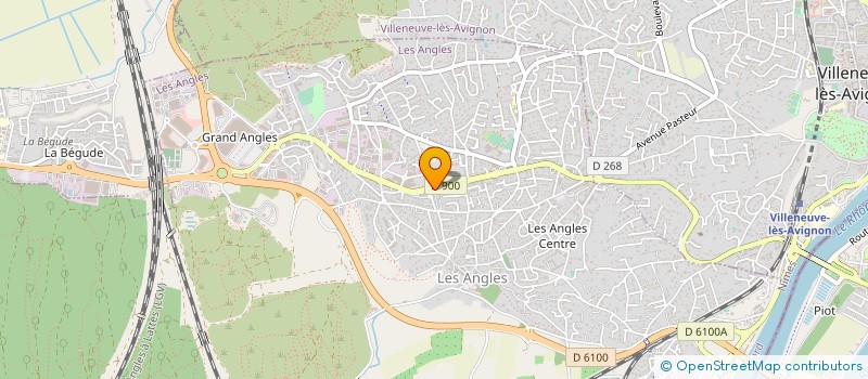 localisation de l'entreprise MONSIEUR THIERRY GONARD  LES ANGLES