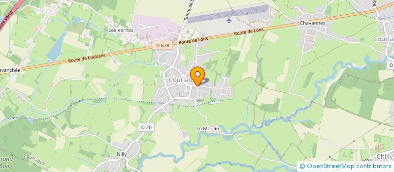localisation de l'entreprise MONSIEUR THIERRY GONNIN à COURLAOUX