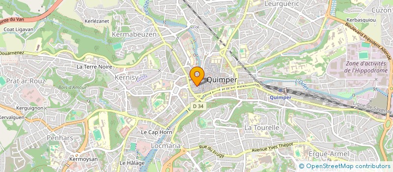 localisation de l'entreprise MONSIEUR THIERRY GONSALES à QUIMPER