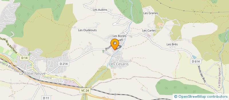 localisation de l'entreprise MONSIEUR THIERRY GONZALES  LA BATIE NEUVE