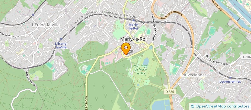 localisation de l'entreprise MONSIEUR THIERRY GONZALEZ à MARLY-LE-ROI