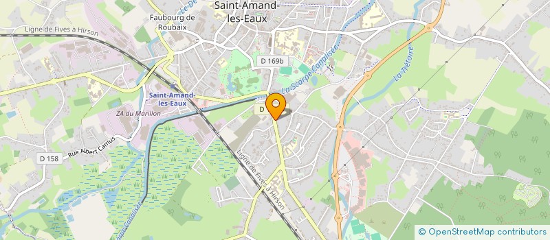 localisation de l'entreprise MONSIEUR THIERRY GOREZ  SAINT-AMAND-LES-EAUX