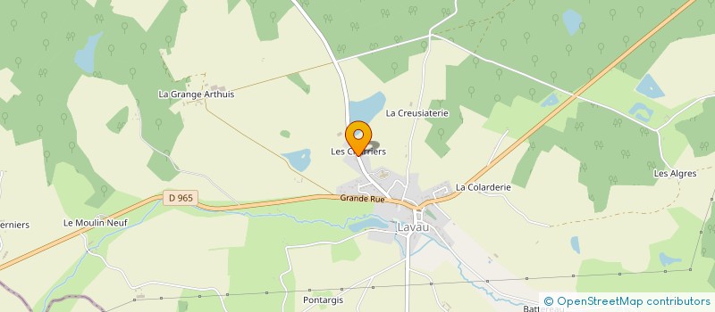 localisation de l'entreprise MONSIEUR THIERRY GORIN à LAVAU