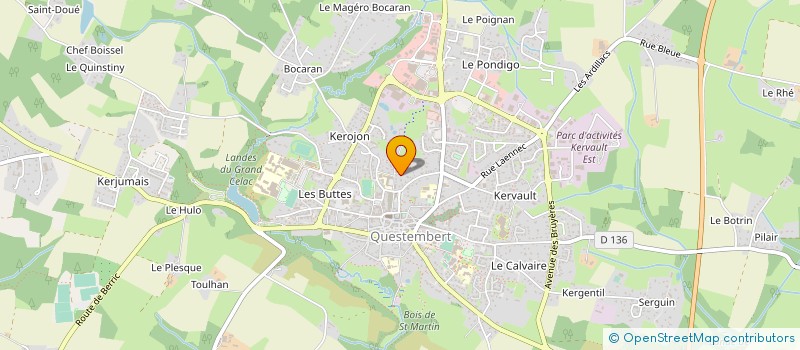 localisation de l'entreprise MONSIEUR THIERRY GOSSE à QUESTEMBERT