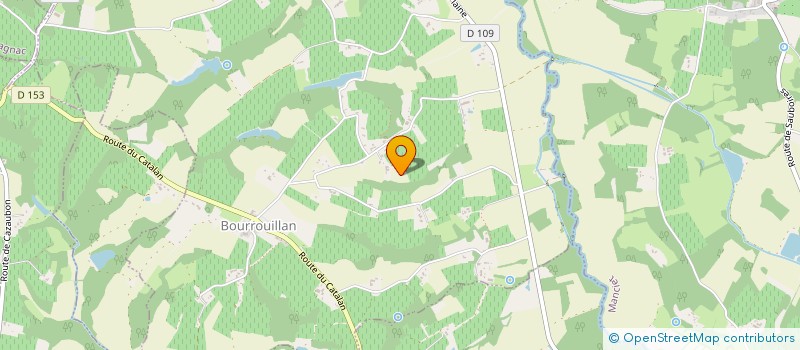 localisation de l'entreprise MONSIEUR THIERRY GOUANELLE  BOURROUILLAN