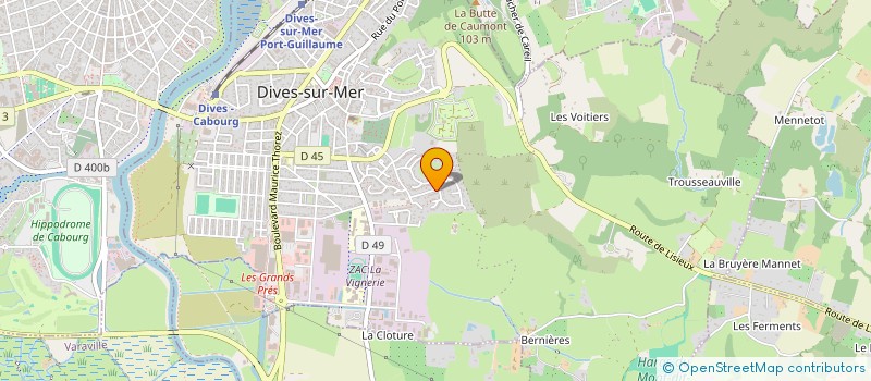 localisation de l'entreprise MONSIEUR THIERRY GOUBIN  DIVES-SUR-MER