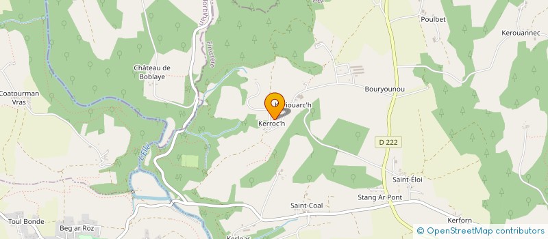 localisation de l'entreprise MONSIEUR THIERRY GOUDEDRANCHE  GUILLIGOMARC'H