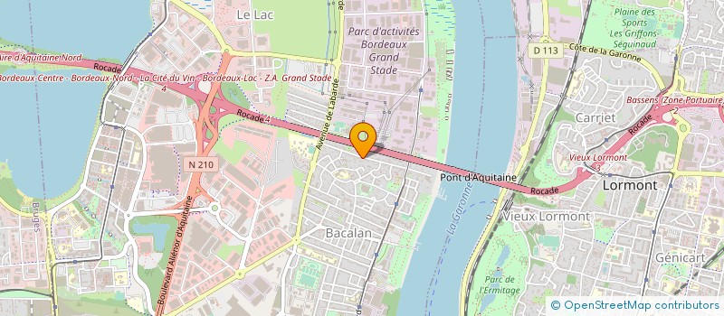 localisation de l'entreprise MONSIEUR THIERRY GOUDOUX à BORDEAUX